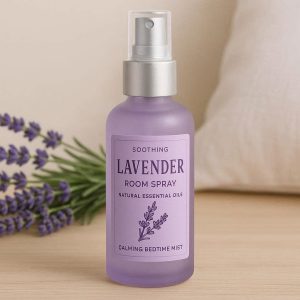 Soothing Lavender Room Spray Natural Essential Oils Calming Bedtime Mist Linen Pillow Spray Fresh Home Fragrance