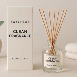 Premium Reed Diffuser Set Essential Oils Clean Fragrance Home Decor Living Room Bathroom Fragrance Gift Idea