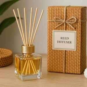 Luxury Rattan Reed Diffuser Set Long Lasting Natural Essential Oils Home Decor Fragrance Gift For Living Room