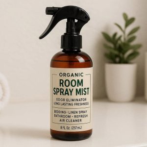 Organic Room Spray Mist Odor Eliminator Long Lasting Freshness Bedding Linen Spray Bathroom Refresh Air Cleaner
